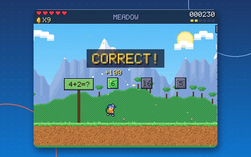 Number Runner, maths game