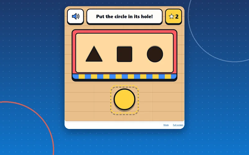 Shape Sorter, maths game