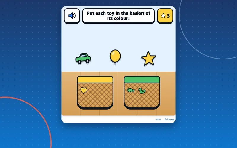 Sort the Colours, maths game