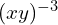 (xy)^{-3}