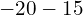 -20 -15