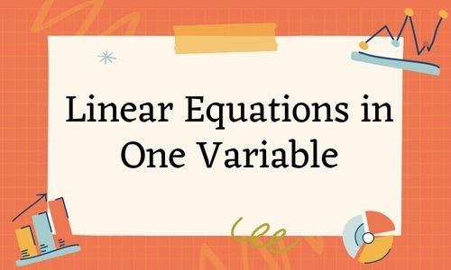 linear equations in one variable