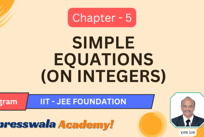 Simple equations (on integers) Simple equations (on integers)